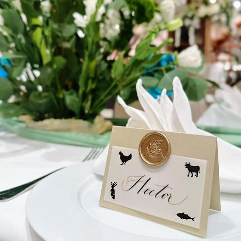 OLYCRAFT 1200pcs 4 Styles 0.8 Inch Black Meal Stickers Food Choice Sticker Rooster/Carrot/Fish/Cattle Wedding Meal Indicator Stickers Kitchen Stickers for Place Card Wedding Party Supplies in Saudi Arabia