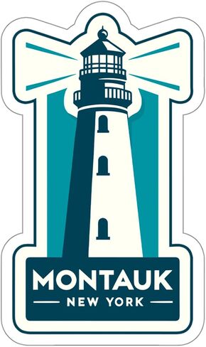 ملصق Montauk New York للمغامرة التذكارية ملصق فينيل صغير مقاوم للماء لزجاجة المياه وكوب جواز السفر وسجل القصاصات والكمبيوتر المحمول ولوح التزلج والكمبيوتر والهاتف 4 بوصات ID44990 in Saudi Arabia