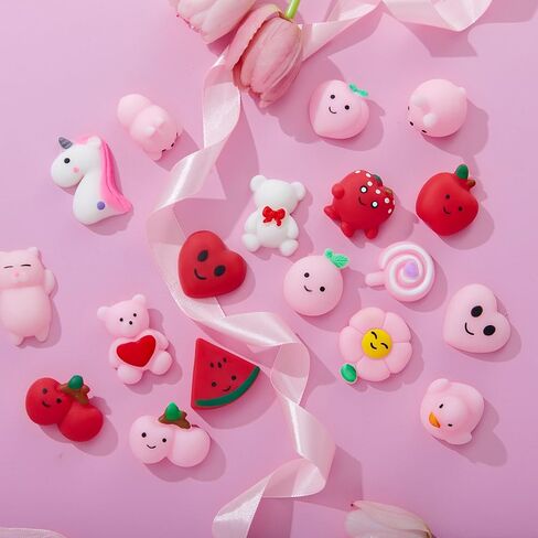 JOYIN 36 عبوة من ألعاب موتشي الإسفنجية لعيد الحب، ألعاب تململ لتخفيف التوتر، عصارات Kawaii Mochi للأطفال في هدايا حفلات عيد الحب، وتبادل الهدايا في الفصل الدراسي ومكافآت المدرسة in Saudi Arabia