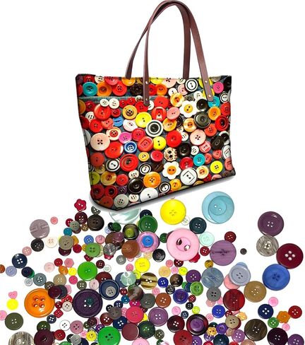 Resin Buttons Mixed Colors Various Sizes Round Craft Buttons DIY Handmade Buttons (Rainbow) in Saudi Arabia
