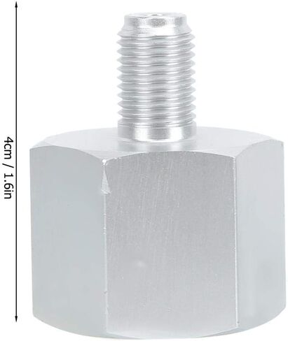 CO2 Adapter Aluminum CO2 Regulator Cylinder Adapter Pneumatics Connector Fitting Converter Accessories for Homebrew Beer Aquarium(3/8 to W21.8) in Saudi Arabia