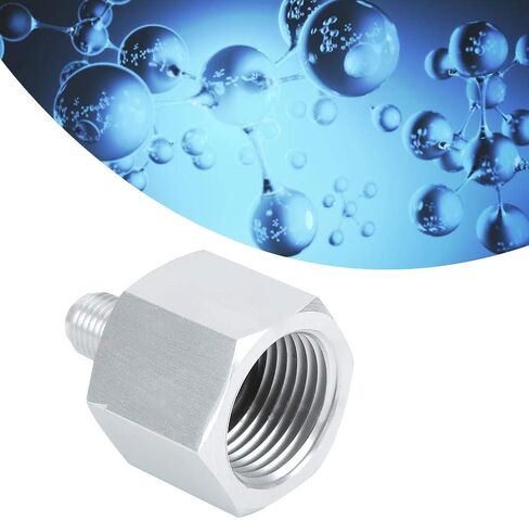 CO2 Adapter Aluminum CO2 Regulator Cylinder Adapter Pneumatics Connector Fitting Converter Accessories for Homebrew Beer Aquarium(3/8 to W21.8) in Saudi Arabia