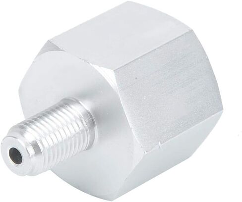 CO2 Adapter Aluminum CO2 Regulator Cylinder Adapter Pneumatics Connector Fitting Converter Accessories for Homebrew Beer Aquarium(3/8 to W21.8) in Saudi Arabia
