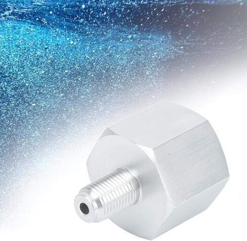 CO2 Adapter Aluminum CO2 Regulator Cylinder Adapter Pneumatics Connector Fitting Converter Accessories for Homebrew Beer Aquarium(3/8 to W21.8) in Saudi Arabia