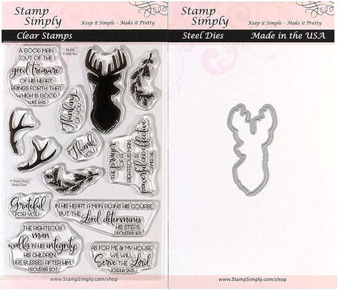 A Godly Man Husband God Father Christian Religious and Buck Die (2-Pack) 4x6 Inch Sheets in Saudi Arabia