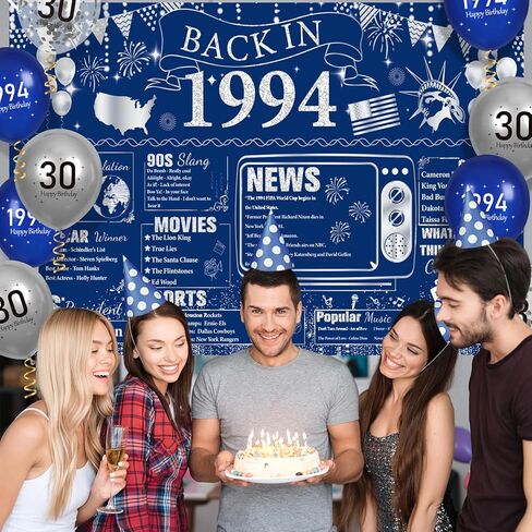 Blue 70th Birthday Decorations for Men and Women, 19PCS Large Navy Blue Silver Vintage BACK IN 1955 Banner and Balloons for Cheers to 70 Years Old 1955 Anniversary Party Supplies Indoor Outdoor Decor in Kuwait