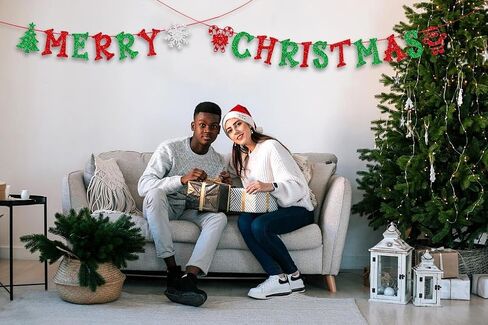 Merry Christmas Words Banners Christmas Hanging Banners for Christmas Decoration, Santa Trees Snowflake Banners for New Year Party Decoration Winter Xmas Home Gathering Hanging Accessories Supplies in Saudi Arabia