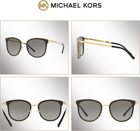 نظارات شمسية مايكل كورس MK1010 ADRIANNA I مربعة للنساء + حزمة مع مجموعة العناية بالنظارات من Designer iWear in Saudi Arabia