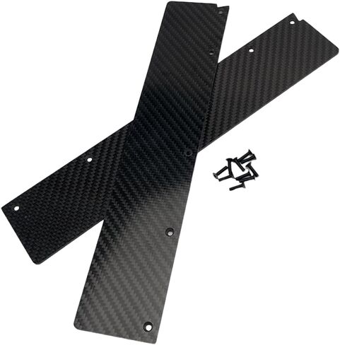 2Pcs Carbon Fiber RC Chassis Side Skirts Side Panels Widening Kit (46mm/ 56mm) for 1/7 Felony & Infraction V2 6s BLX All-Road Truck RTR Upgrade Part(46MM) in Kuwait