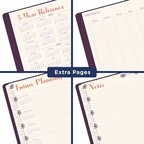 Cambridge 2024 Weekly & Monthly Appointment Book, 8-1/2" x 11", Large, Sundance, Purple (5051-905-24) in Saudi Arabia