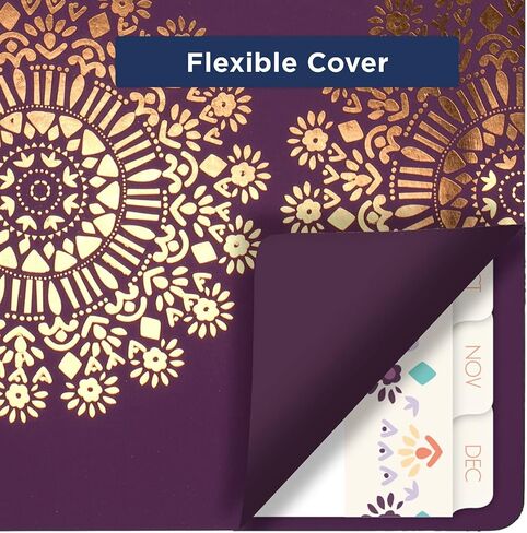 Cambridge 2024 Weekly & Monthly Appointment Book, 8-1/2" x 11", Large, Sundance, Purple (5051-905-24) in Saudi Arabia