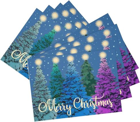 Stonehouse Collection | Variety of Forest Trees Christmas Postcards | 40 Assorted Beautiful Trees Postcards | 4 x 6 Inch Postcards | Fill in the Blank Postcards (Assorted) in Kuwait