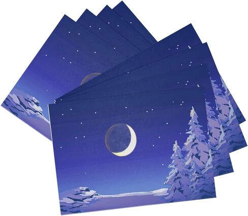 Stonehouse Collection | Variety of Forest Trees Christmas Postcards | 40 Assorted Beautiful Trees Postcards | 4 x 6 Inch Postcards | Fill in the Blank Postcards (Assorted) in Kuwait