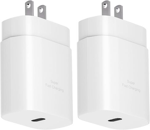 محول طاقة شحن سريع للغاية USB-C من سامسونج، كتلة شاحن PD بقدرة 25 وات in Kuwait