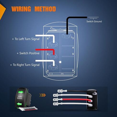 Nilight Sasquatch Lights Rocker Switch 5Pin Laser On/Off LED Light 20A/12V 10A/24V مجموعة أسلاك القفز لشاحنات الجيب، ضمان لمدة عامين (90003B) in Kuwait
