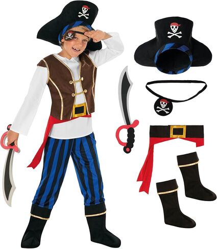 Morph Pirate Costume Kids Pirate Costume Boys Pirate Costume Boys Pirate Costume For Kids in Saudi Arabia