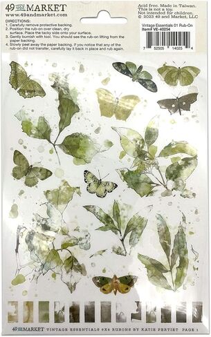 49 AND MARKET Vintage 01 أدوات التدليك الأساسية مقاس 6 بوصة × 8 بوصة 2/ورقة in Kuwait