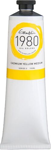 Gamblin 1980 Oil Cadmium Yellow Med 150Ml in Saudi Arabia