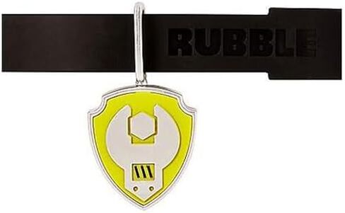 Paw PatrUnisexol Officially Licenced Collar Necklace Costume Prop Accessory (Rubble) Black in Saudi Arabia