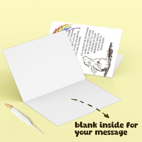 Sympathy Card for Loss of Pet Dog, Pet Dog Loss Card,Rainbow Bridge Condolence Card, Dog Bereavement Card for Dog Owner, Doggy Bereavement Card for Family Friends Husband Wife in Kuwait