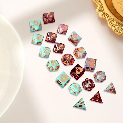 قوالب راتينج صندوق النرد من السيليكون، علبة نرد مستديرة، قالب راتنج DND حامل النرد قالب صب للتخزين 7 قوالب متعددة السطوح D&D، سهلة الحمل، هدية DND (قالب صندوق النرد) in Kuwait