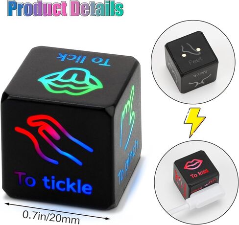 مجموعة النرد لتاريخ الليل - هدايا رومانسية لعيد الحب والذكرى السنوية لها، هدايا توديع العزوبية المضحكة للعروس، حفل الزفاف، الزفاف، الخطوبة للأزواج المخطوبين حديثًا in Kuwait