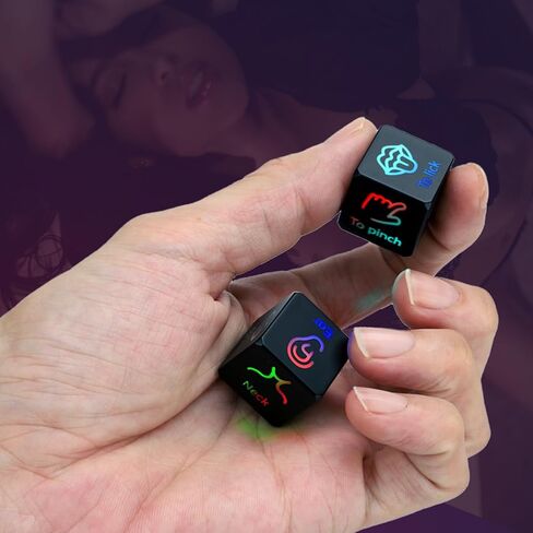 مجموعة النرد لتاريخ الليل - هدايا رومانسية لعيد الحب والذكرى السنوية لها، هدايا توديع العزوبية المضحكة للعروس، حفل الزفاف، الزفاف، الخطوبة للأزواج المخطوبين حديثًا in Kuwait