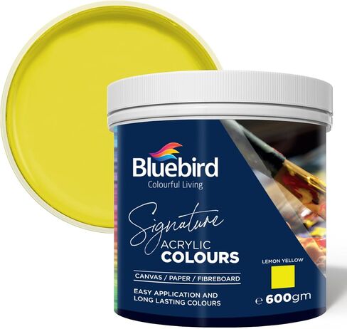 BLUEBIRD Signature Acrylic Paint, 20.3 Oz, White, Professional Acrylic Paint For Professionals, Adults, & Artists in Saudi Arabia
