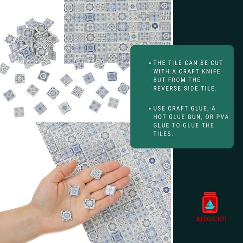150 pcs, Dollhouse Flooring, 1:12 Scale Doll House Tiles, Miniature Checkerboard Floor, REDUCIO! in Kuwait