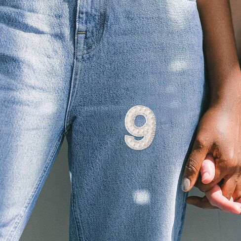 Operitacx 1 Set Pearl Letter Patches, Fabric Pearl Number Sticker Letter Patches Stick on Embroidered Patches, Pearl Iron on Letters for Decor Backpack Hat Non-Woven Fabric in Kuwait