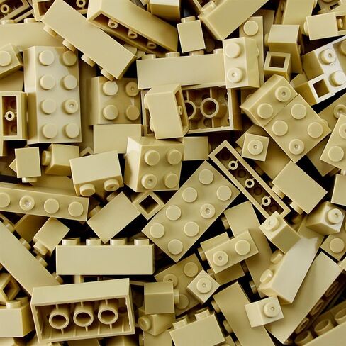 Feleph 260 Pieces Trans-Clear Bulk Bricks Classic Building Creative Play Blocks Set Parts Toy Accessories Compatible with Major Brick Brands (Clear)… in Saudi Arabia