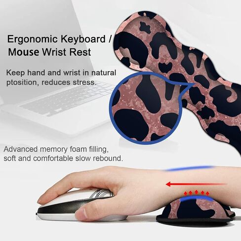 Desk Pad, Keyboard Mouse Pad Set, Extended Gaming Mouse Pad+ Ergonomics Memory Foam Wrist Rest Support,31.5x11.8in Waterproof Large Mouse Pad for Home Office,Chaos Coordinator Sunflower XXL Mouse Mat in Kuwait