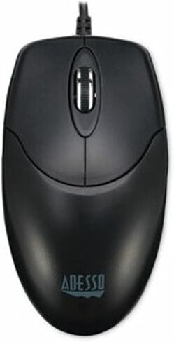 Adesso 3 Button Desktop PS/2 Optical Scroll Mouse, Black in Saudi Arabia