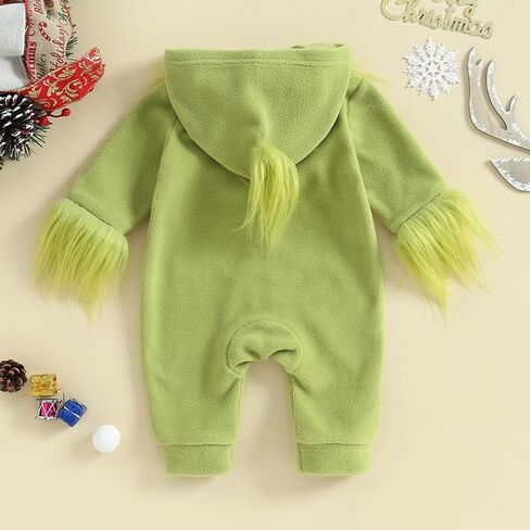 Eadrioss Cute Animal Costume for Toddler Baby Girl Boy Halloween Costume Fuzzy Warm Fall Winter Clothes Halloween Gifts in Kuwait
