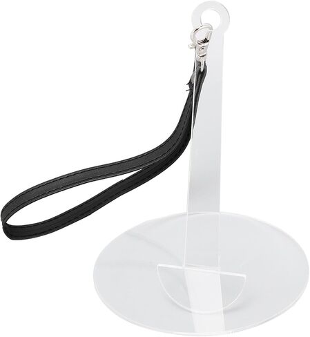 Portable Wrist Yarn Holder, Yarn Holder with Leather Wrist Strap Clear Acrylic Yarn Ball Minder Stand Yarn Organizer Storage Knitting Crocheting Supplies Gift for Craft Lovers, Yarn Storage in Saudi Arabia