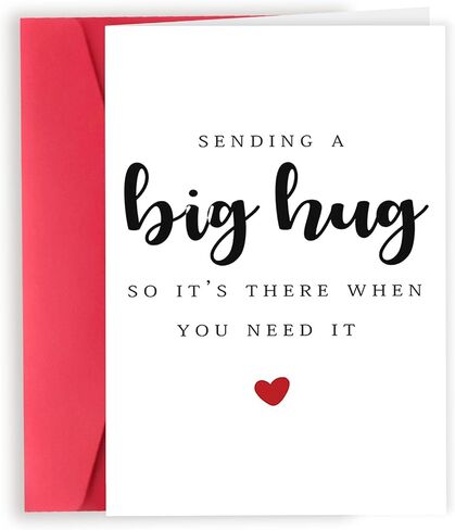 Funny Gifts for Women Men, Missing You Gift for Friends, Sympathy Gifts, Bereavement, Memorial, Grief Card Gifts, Get Well Soon, Thinking of You-Sending You A Big Hug in Saudi Arabia