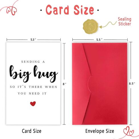 Funny Gifts for Women Men, Missing You Gift for Friends, Sympathy Gifts, Bereavement, Memorial, Grief Card Gifts, Get Well Soon, Thinking of You-Sending You A Big Hug in Saudi Arabia