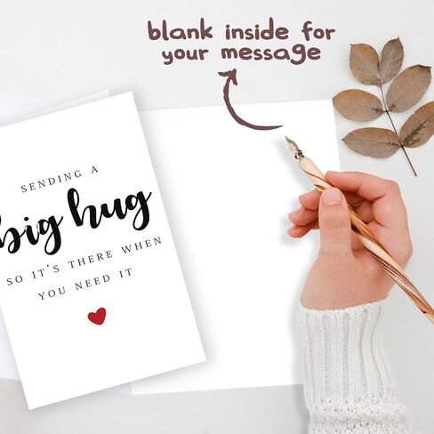 Funny Gifts for Women Men, Missing You Gift for Friends, Sympathy Gifts, Bereavement, Memorial, Grief Card Gifts, Get Well Soon, Thinking of You-Sending You A Big Hug in Saudi Arabia