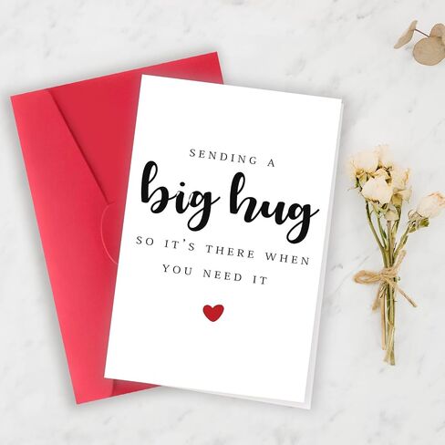 Funny Gifts for Women Men, Missing You Gift for Friends, Sympathy Gifts, Bereavement, Memorial, Grief Card Gifts, Get Well Soon, Thinking of You-Sending You A Big Hug in Saudi Arabia