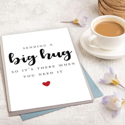 Funny Gifts for Women Men, Missing You Gift for Friends, Sympathy Gifts, Bereavement, Memorial, Grief Card Gifts, Get Well Soon, Thinking of You-Sending You A Big Hug in Saudi Arabia