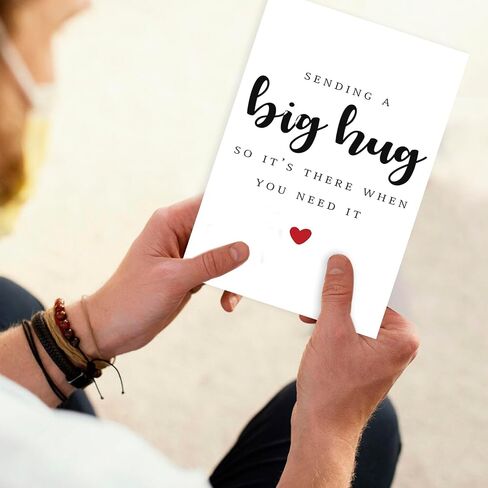 Funny Gifts for Women Men, Missing You Gift for Friends, Sympathy Gifts, Bereavement, Memorial, Grief Card Gifts, Get Well Soon, Thinking of You-Sending You A Big Hug in Saudi Arabia