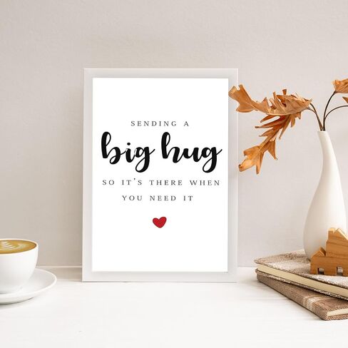 Funny Gifts for Women Men, Missing You Gift for Friends, Sympathy Gifts, Bereavement, Memorial, Grief Card Gifts, Get Well Soon, Thinking of You-Sending You A Big Hug in Saudi Arabia