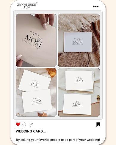 هل ستكون العرابين، هدايا بطاقات اقتراح الوالدين مع مغلف، هدايا لطيفة للعرابين في يوم الزفاف. (العراب/العرابة ب) in Kuwait