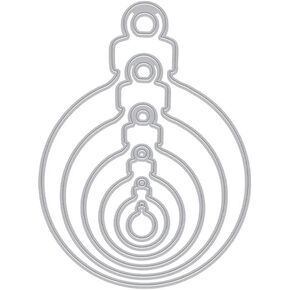 Hero Arts DF072 Infinity Dies, Bulb Ornament