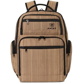 ARIAT Brown Canvas Backpack