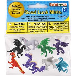 Safari Ltd. Fantasy Fun Pack - Mini Figures of Mythical Creatures - Educational Toy Set for Boys, Girls, and Kids Ages 5+