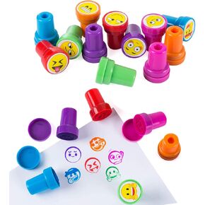 Tigerdoe Party Favors - Prizes for Kids - Emoticon Party Supplies - Stocking Stuffer - Goody Bag Filler (204 Pc Party Favors)