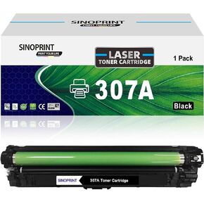 307A Toner Cartridge Black Compatible with HP 307A CE740A Toner Cartridges Use for Color Professional CP5225 CP5225n CP5225dn Printers(1 Pack Black)