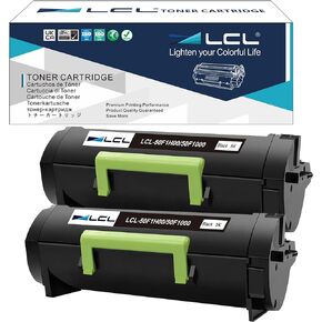 LCL Remanufactured Toner Cartridge Replacement for Lexmark 50F1H00 50F1000 50F0HA0 500HA 501H 501 5000pages MS310 MS310d MS310dn MS312 MS312DN MS315 MS315dn MS410 MS410d MS410dn MS415 (2-Pack Black)