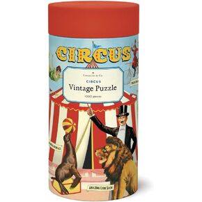 Cavallini 1000 Piece Puzzle, Vintage Circus (PZL/Circus)